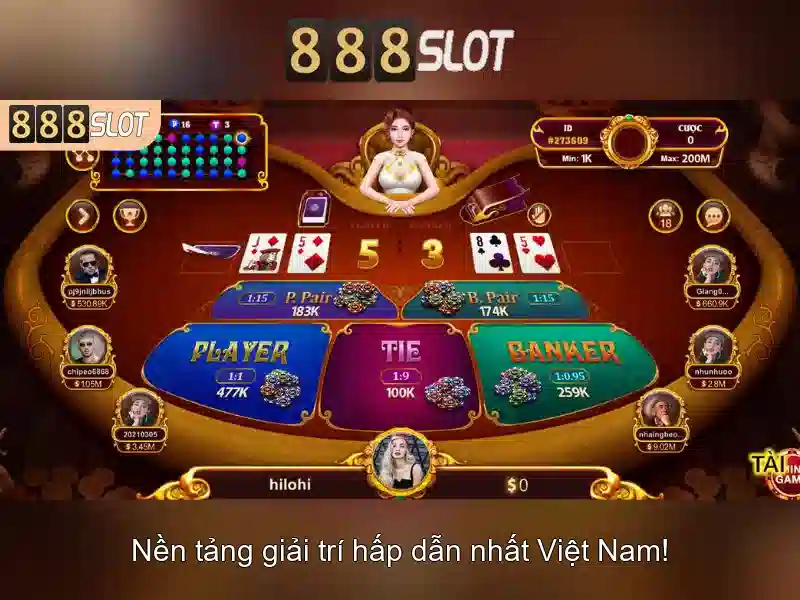 baccarat 888slot